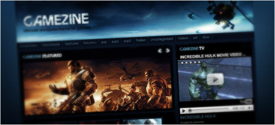 Gamezine WordPress Theme