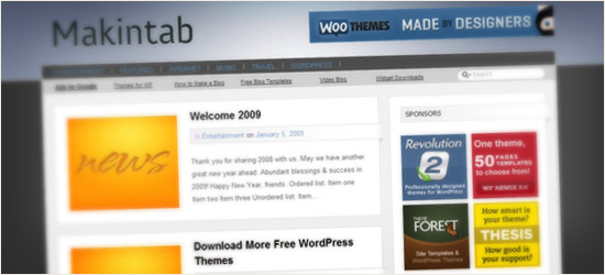 Makintab WordPress Theme