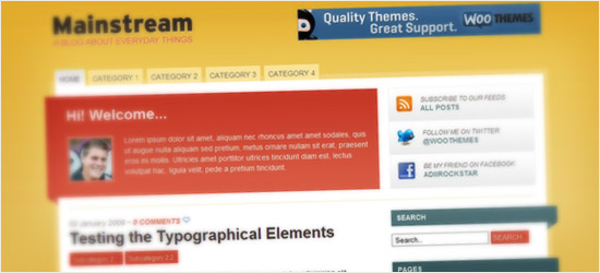 Mainstream WordPress Theme