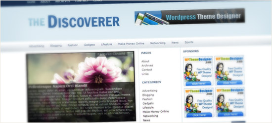 Discoverer WordPress Theme