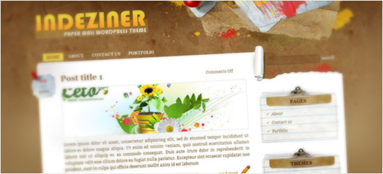 Paper Wall WordPress Theme