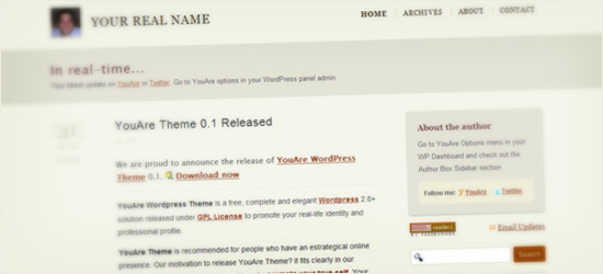 YouAre WordPress Theme