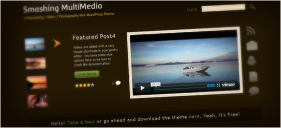 Smashing Multimedia WordPress Theme