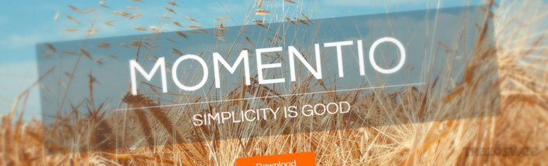 Momentio HTML/CSS Template